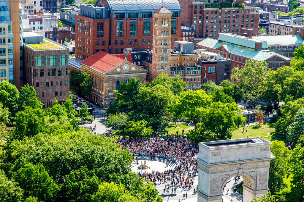 Peaceful protests continue in the Park, June 8, 2020.