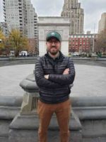 Deputy Administrator Will in front of the Fountain