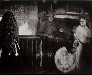 Black-and-tan saloon. Courtesy of Jacob Riis, NYPL Collection.
