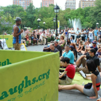 audience at a comedy festival