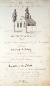 Courtesy of New York African Free School Collection, New York Historical Society, by Student John Burns, 1800's
